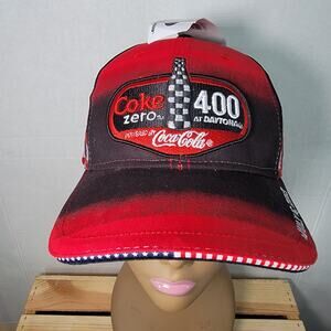 NASCAR Daytona Intl. Speedway / Coke Zero Snapback Trucker Hat NWT
